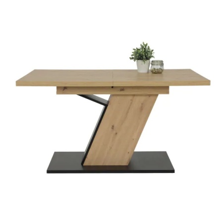 Uitschuifbare gelamineerd eettafel EIKEN kleur ARTISAN 140 naar 180cm - Img 4
