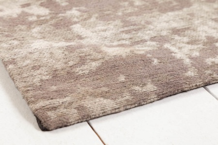 Vintage katoenen vloerkleed 350x240cm beige-grijs verwassen gebruikte look - Img 5