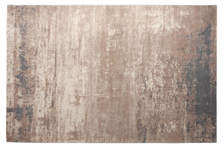 Vintage katoenen vloerkleed 350x240cm grijsbeige verwassen gebruikte look - Img 8