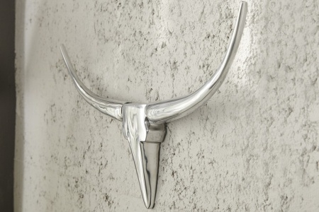 Wandgewei Model: Bull - Zilver - 75cm - Img 6