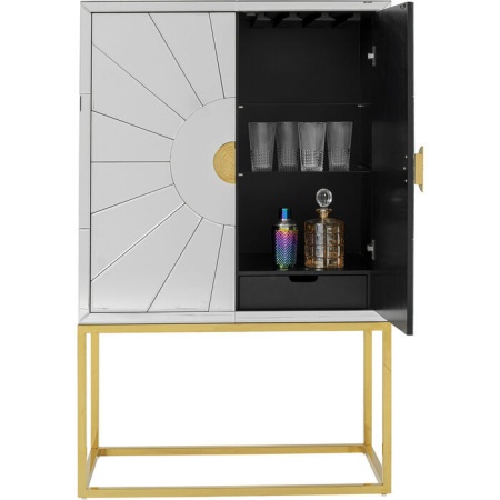 Barkast Queen met spiegelend glas, 147cm - Img 6