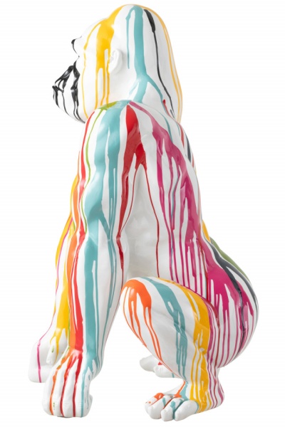 Beeld Staande GORILLA PAINT POL MIX 80cm - Img 2