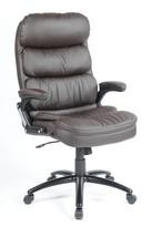 Bureaustoel Comfortabel Donker Bruin - Img 2