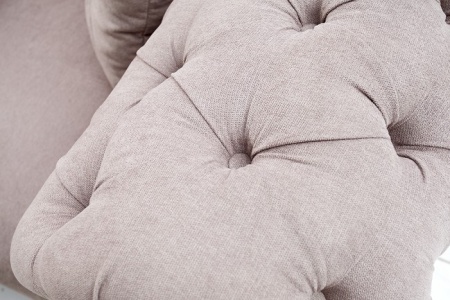 Chesterfield bank 3 zits 225cm zachte katoenen met twee kussens - Img 5
