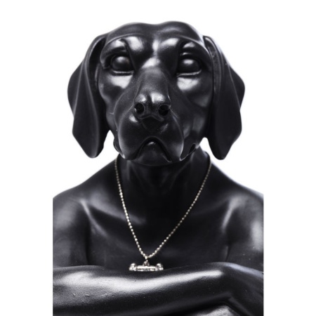 Decoratie beeld gangster hond zwart - Img 2