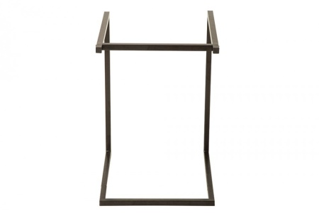 Design bijzettafel CIA 40cm acacia massief houten zwarte dienbladtafel - Img 5
