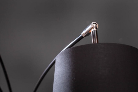 Design booglamp Black 205 cm zwart goud 5 kantelbare parasols vloerlamp - Img 5