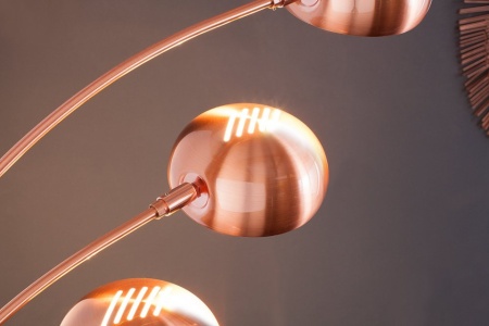 Design booglamp VIJF LICHTEN 205cm koperen vloerlamp booglamp - Img 3