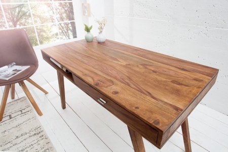 Design Bureau met Lade Massief Sheesham Hout 117 cm - Img 6