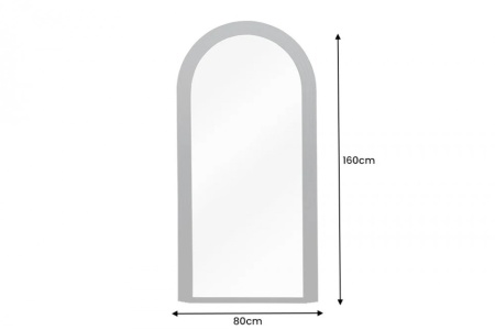 Design wandspiegel ART DECO 160cm zwart - Img 2