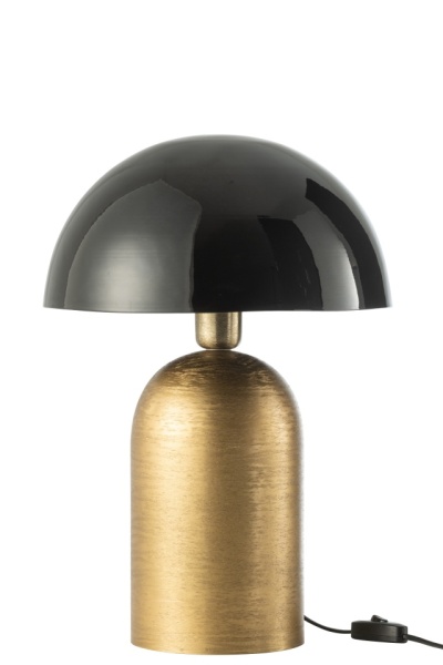 Elegante tafellamp Mush Metaal Goud/Zwart 49cm - Img 2