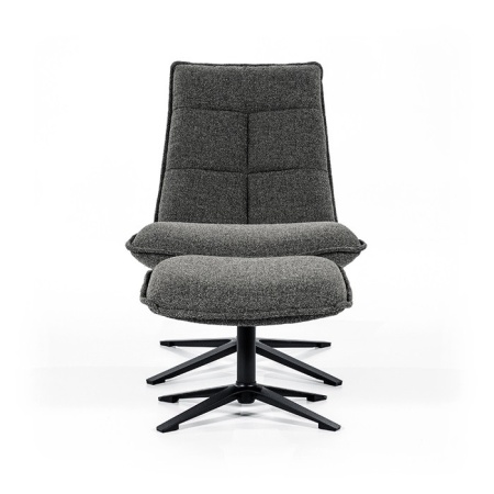Fauteuil Marcus met voetenbank- antraciet Baquer - Img 2