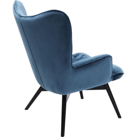 Fauteuil Zwart Vicky Velvet Blauwgroen - Img 7