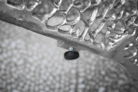 Filigraan design salontafel LEAF 80cm zilver handwerk - Img 7