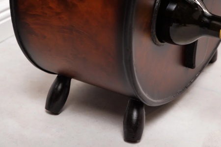 Gitaar wijnrek CELLO 133cm bruin grenenhout voor 10 flessen - Img 6