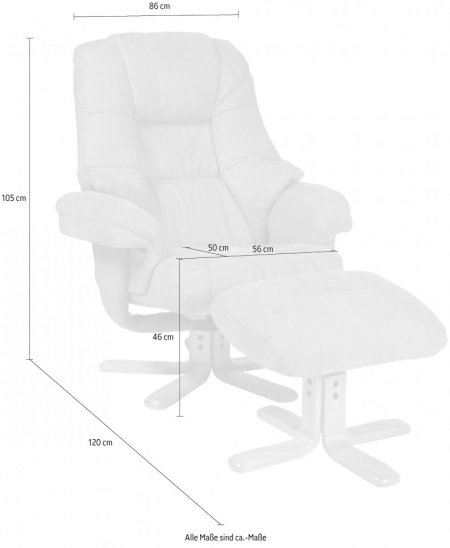 Hoogwaardige Comfortabele Relaxfauteuil met voetenbank - Img 5