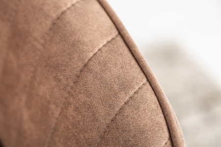 In hoogte verstelbare bureaustoel vintage taupe met armleuningen draaistoel - Img 6