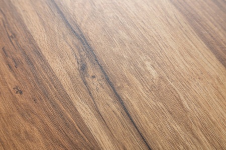 Industriële eettafel 140 cm eiken look met zwarte X-poten - Img 7