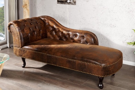 longchair antieke look Chesterfield - Img 2