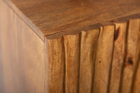 Massief dressoir 160cm mangohout naturel frontdesign - Img 6