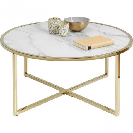 Messing Salontafel West Beach Ø80cm