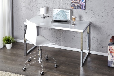 Modern bureau Hoogglans WIT 120 cm - Img 8