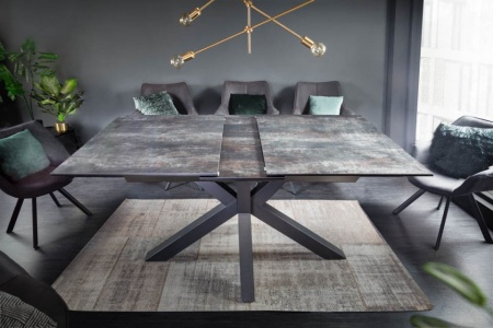 Moderne keramische eettafel ETERNITY 180-225cm Lava uitschuifbaar - Img 4