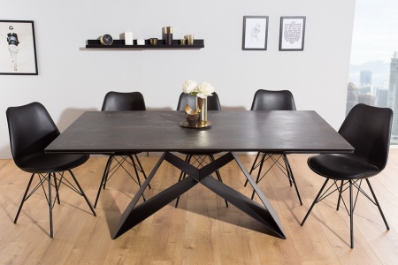Moderne keramische eettafel PROMETHEUS 180-220-260cm lava uitschuifbaar - Img 5