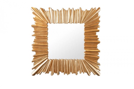 Moderne wandspiegel GOLDEN 96 cm goud met opvallende lijst - Img 8