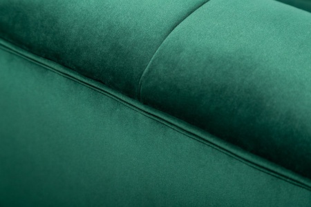 Retro bank 3 zits fluweel stof smaragdgroen NOBLESSE 225 cm - Img 4