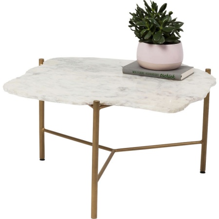 Salontafel Sun Marmer Wit 75cm - Img 6