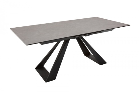 Uitschuifbare eettafel CONCORD 180-230 cm antraciet gemaakt van keramiek - Img 7