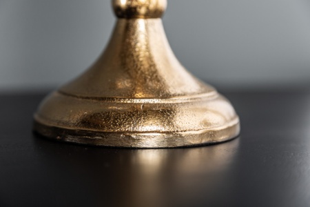 Barok kandelaar 40 cm goud 5-armige gepolijst aluminium kandelaar - Img 7