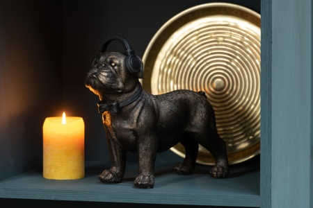 Bulldog Koptelefoon Poly Donkerbruin Small 20cm - Img 2