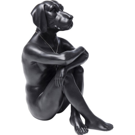 Decoratie beeld gangster hond zwart - Img 3