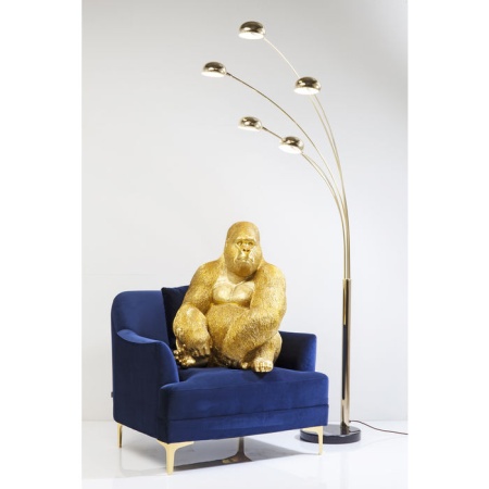 Decoratie figuur Monkey Gorilla Side XL Goud - Img 6
