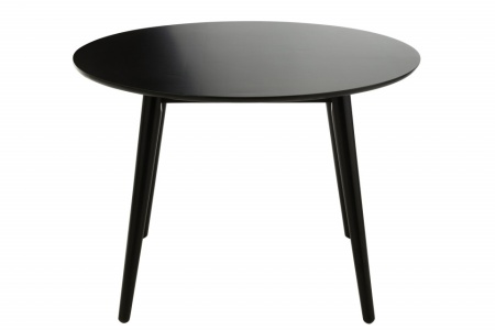 Eettafel Vintage Rond Hout Zwart 105 - Img 5