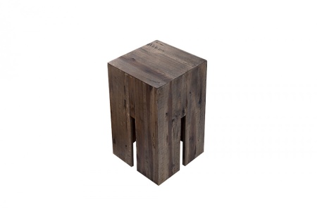 Elegante bijzettafel CASTLE 30 cm kruk van drijfhout - Img 6