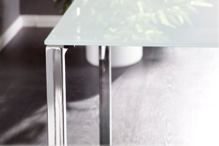 Exclusief design hoekbureau 180 cm glas wit - Img 2