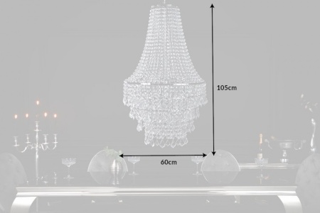 Extravagante kroonluchter Baroque XL 105 cm hanglamp Baroque - Img 2