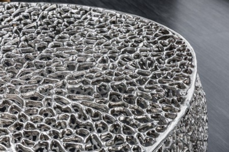 Filigrain design salontafel LEAF 122cm zilver handgemaakt - Img 3
