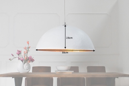 Hanglamp met elegant design GLOW 50cm witgouden hanglamp - Img 4