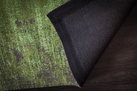 Luxe katoenen vloerkleed 240x160cm smaragdgroen oosters patroon - Img 6