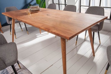 Massieve eettafel MYSTIC LIVING 160cm acacia naturel massief hout - Img 4