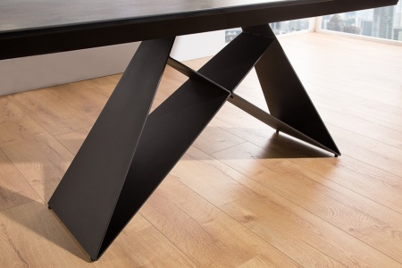 Moderne keramische eettafel PROMETHEUS 180-220-260cm lava uitschuifbaar - Img 6
