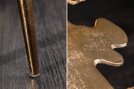 Salontafel Goud in een filigraan Bladmotief Leaf 57 cm - Img 7