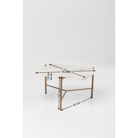 Salontafel Sun Marmer Wit 75cm - Img 7