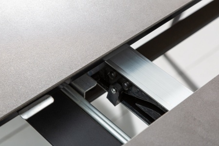 Uitschuifbare eettafel CONCORD 180-230 cm antraciet gemaakt van keramiek - Img 8