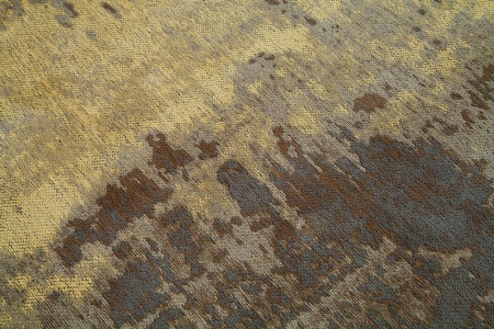 Vintage katoenen vloerkleed MODERN ART 240x160 cm zandbruin used-look - Img 3