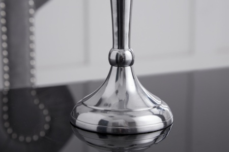 Barok kandelaar 41cm zilver 5-armige luster aluminium gepolijste kandelaar - Img 6